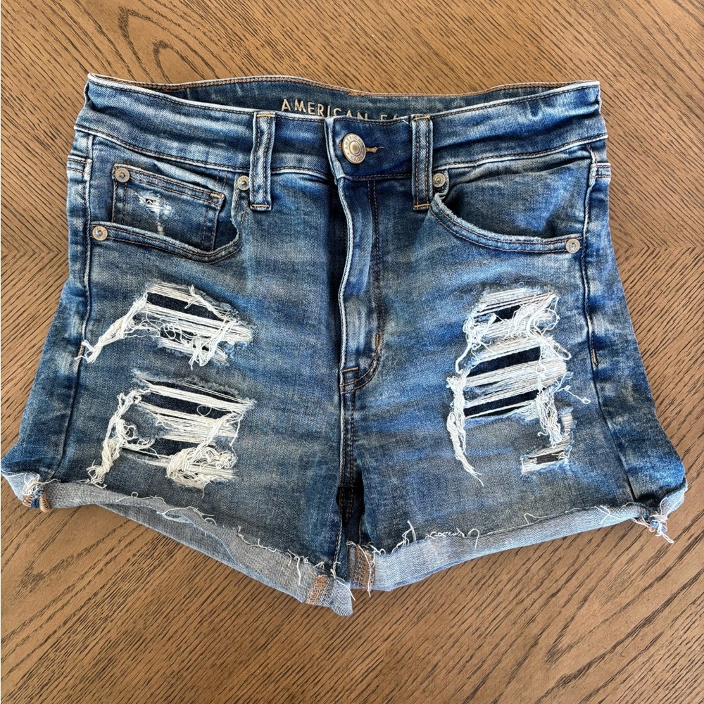American Eagle Outfitters Distressed Denim Shorts